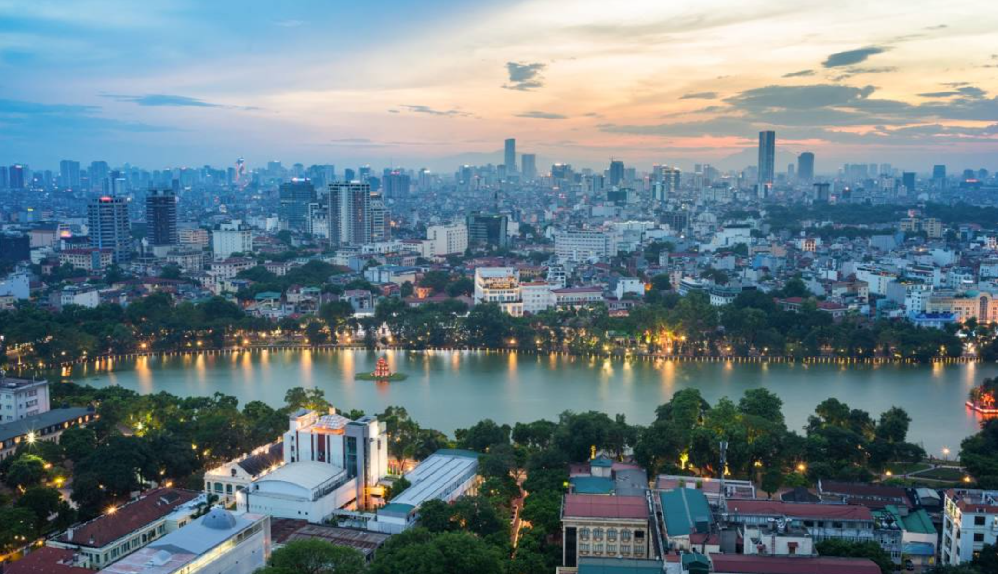 Hanoi misty dawn