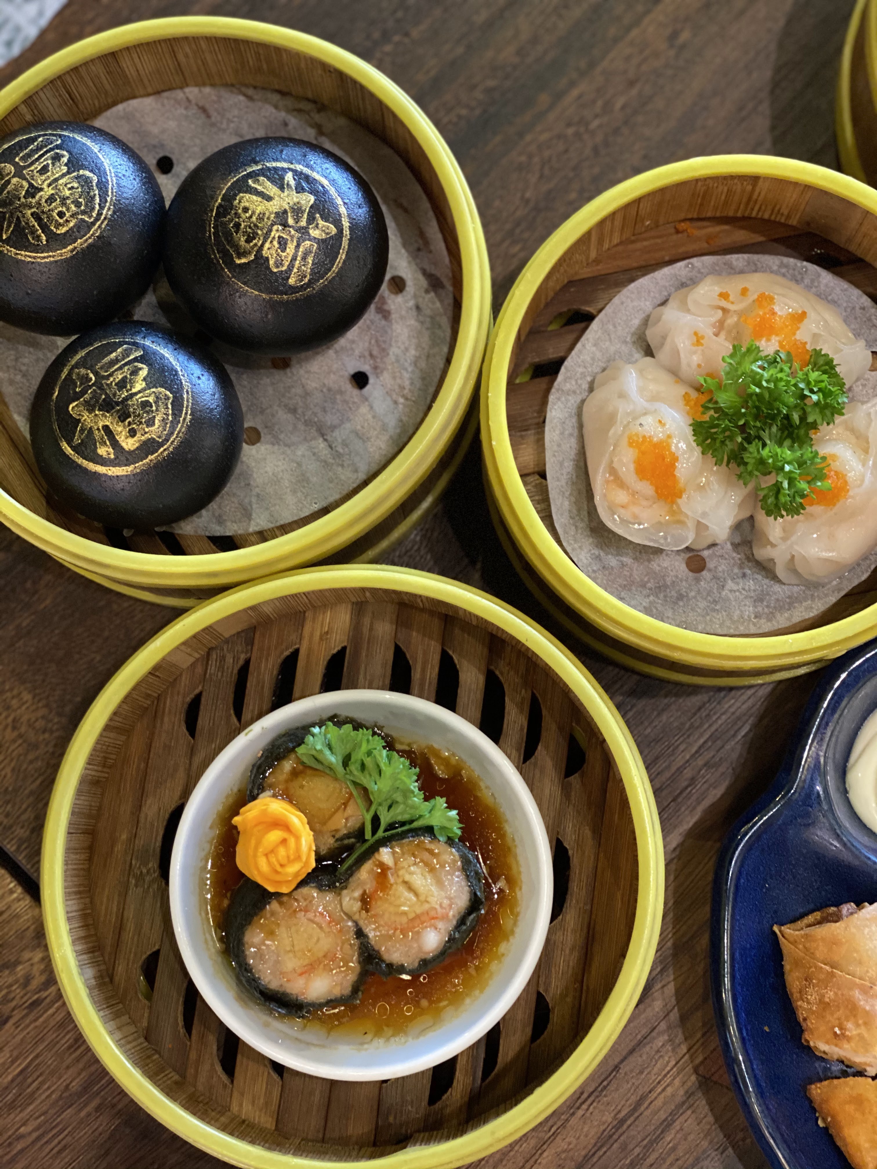 Mâm dimsum tại A Mà Kitchen