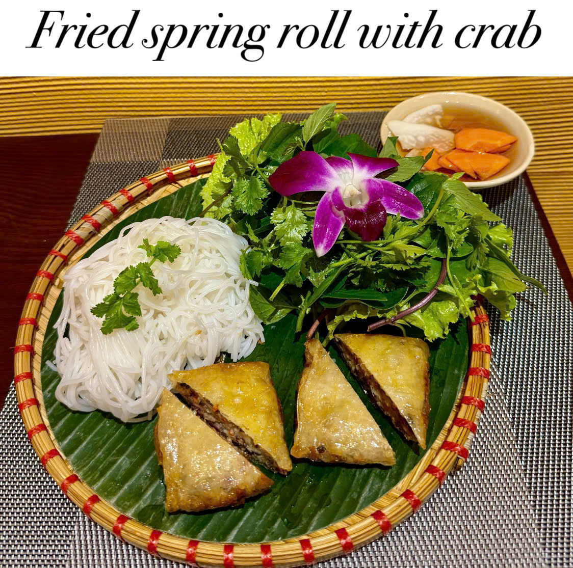 The dining room at A Taste of Saigon
