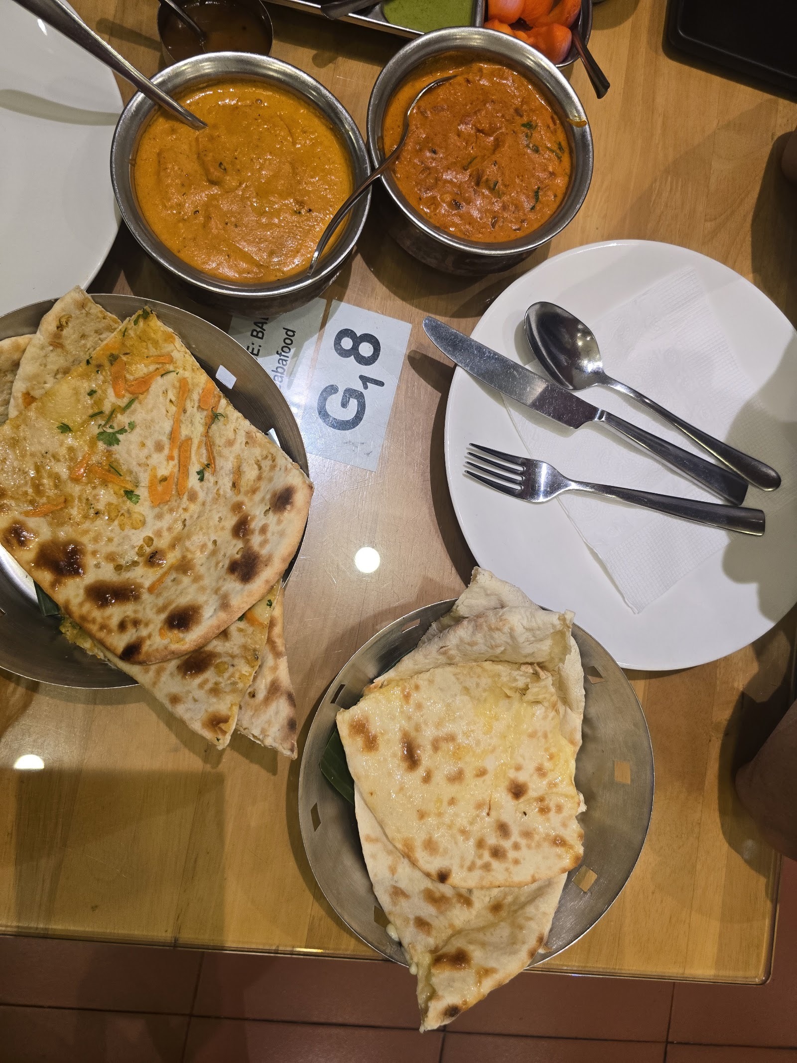Indian food at Baba's Kitchen