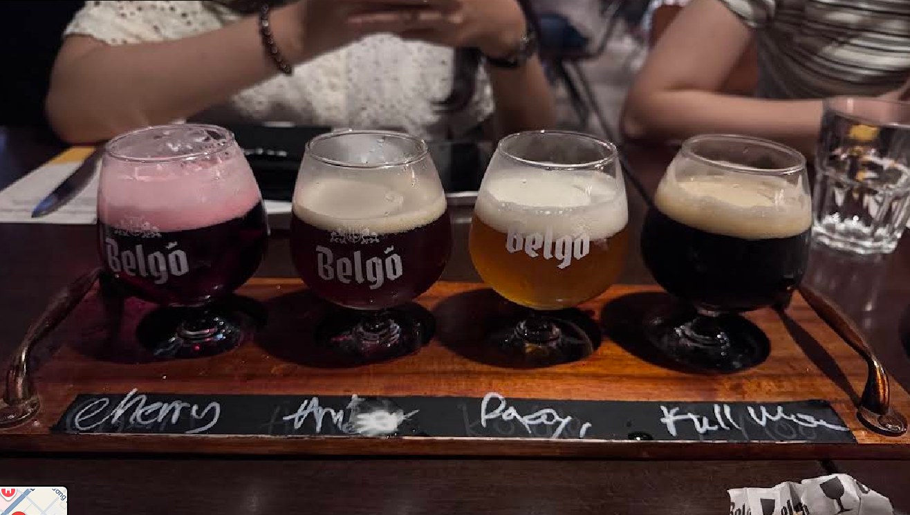 Belgo 네 잔 테이스팅: Cherry, Amber, Pale, Full Moon