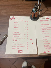 The older menu board — for reference only
