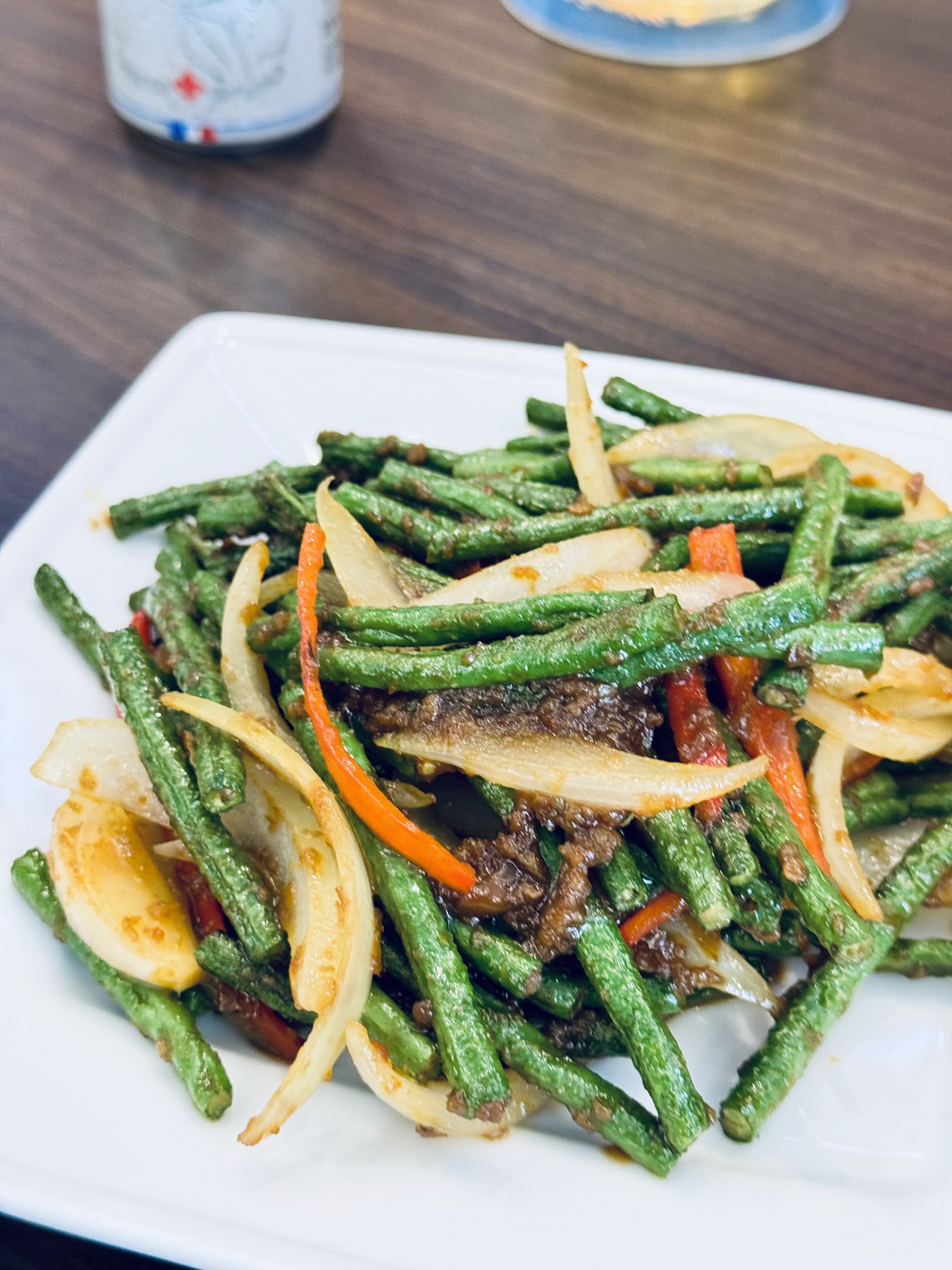 Stir-fried long beans