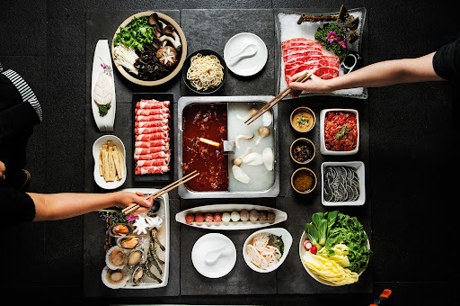 Nước dùng mala tại Haidilao
