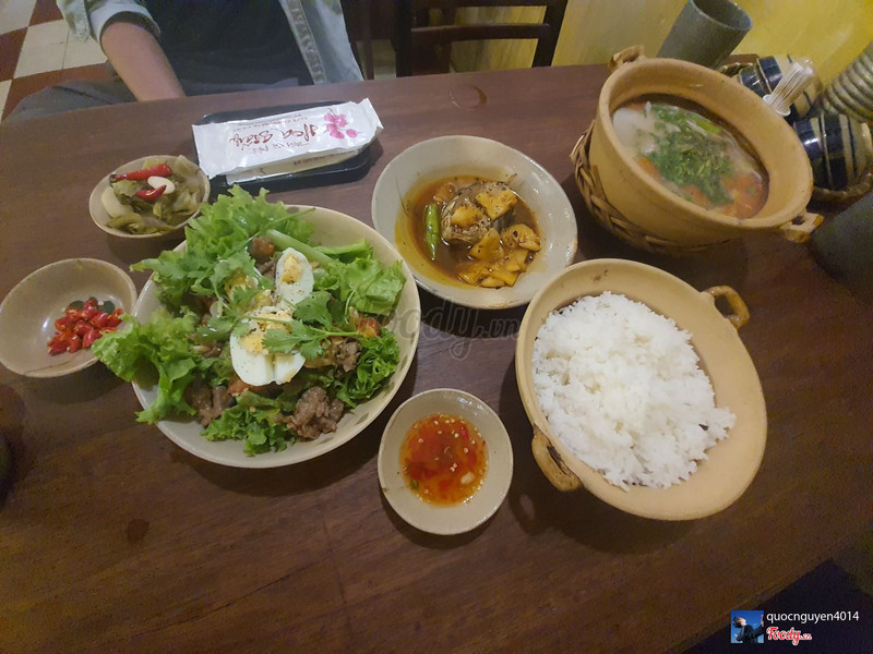 카페의 복고풍 한 구석