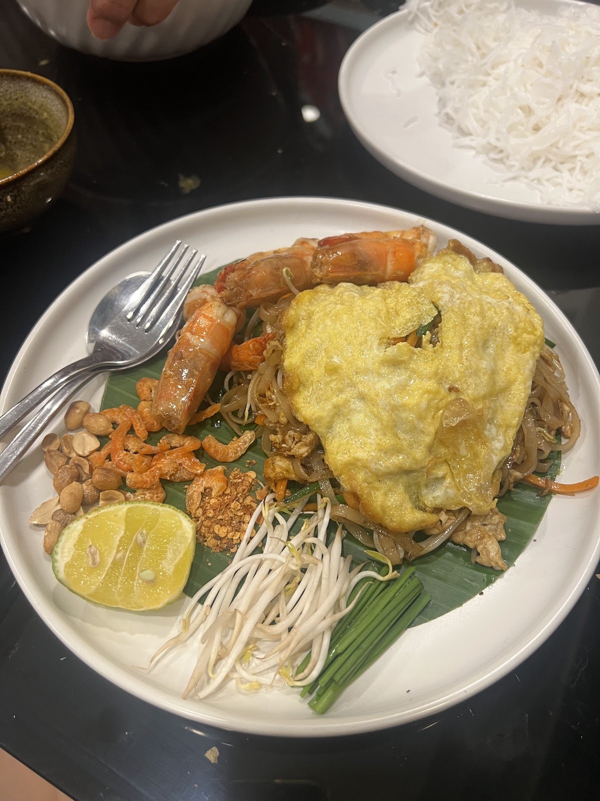 Pad Thai with prawns