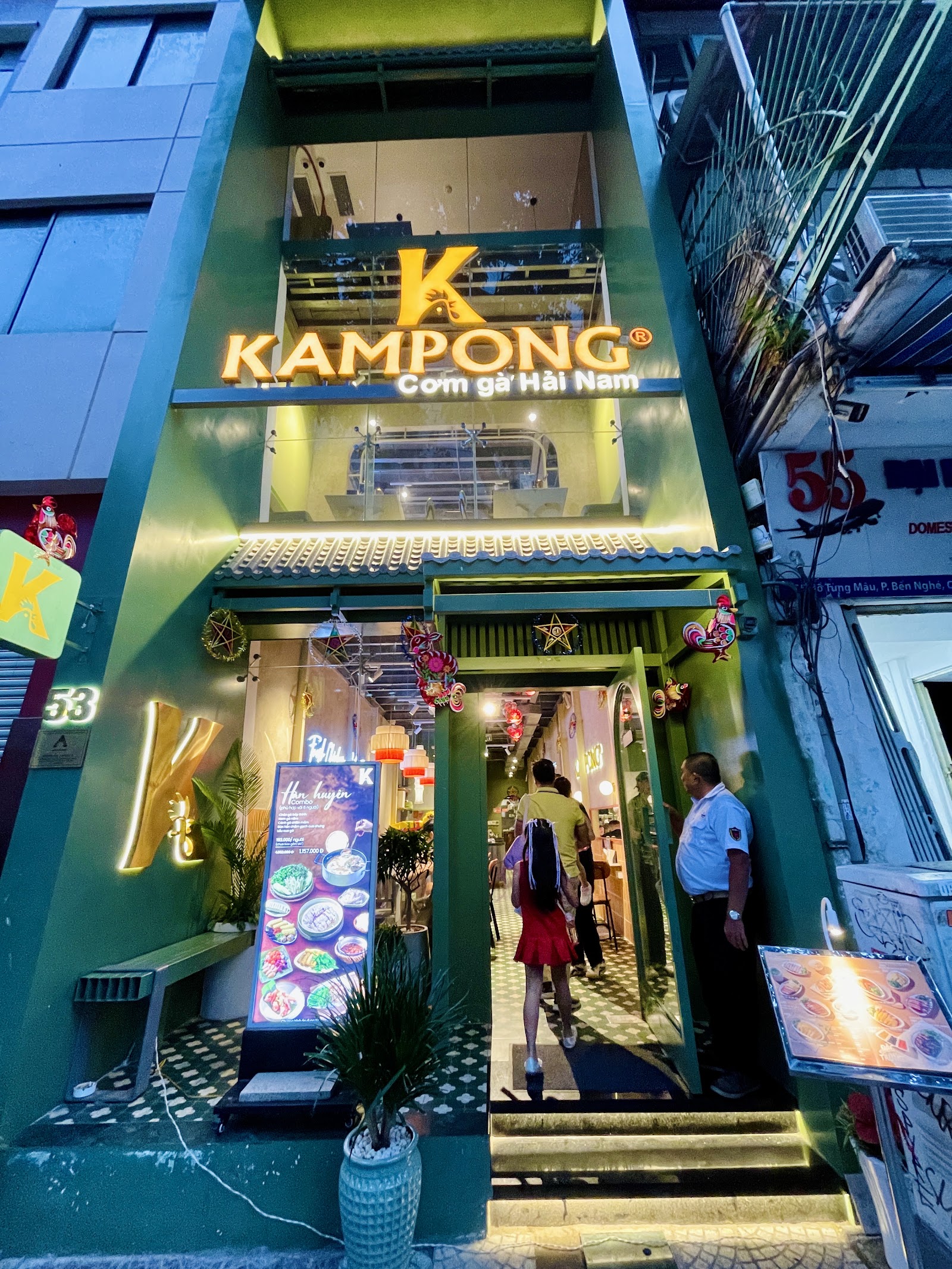 Mặt tiền Kampong — 53 Hồ Tùng Mậu