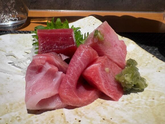 Bluefin tuna sashimi