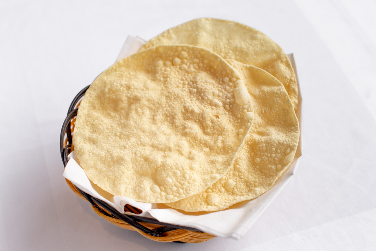 Giỏ papadum giòn