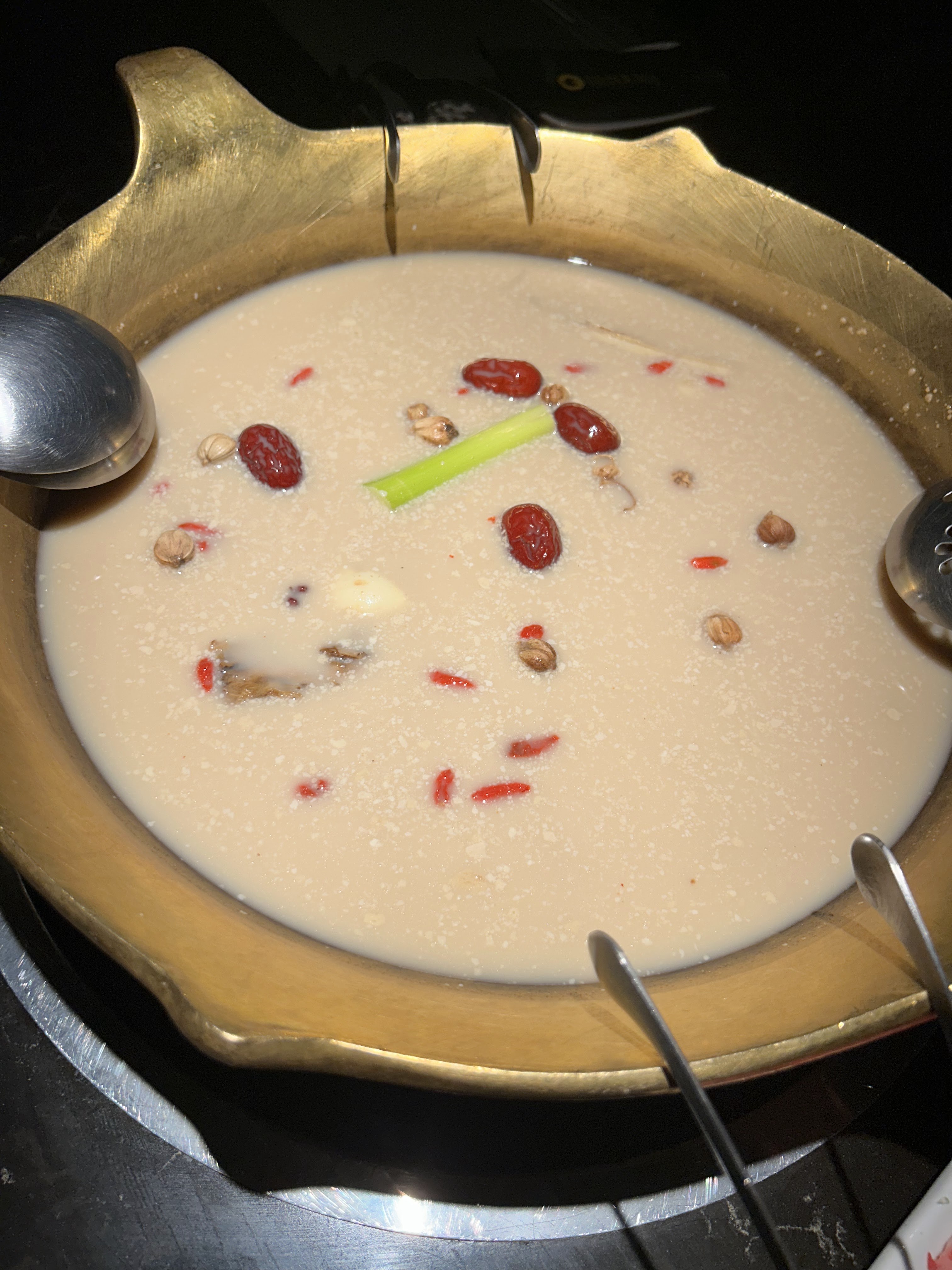 Hotpot ingredients, beautifully plated
