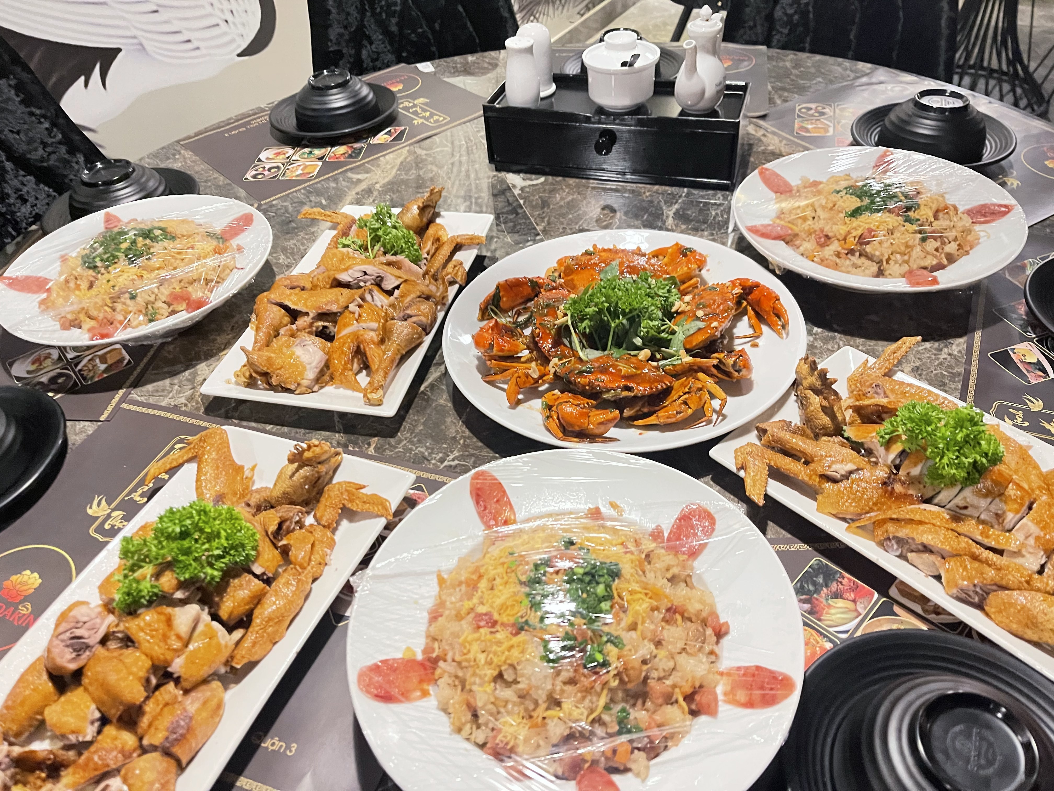 Chili crab at Mandarin