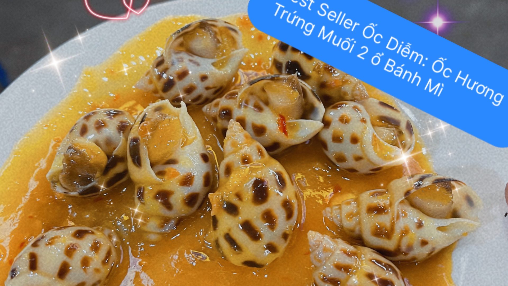 Ốc hương sốt trứng muối tại Quán Ốc Diễm
