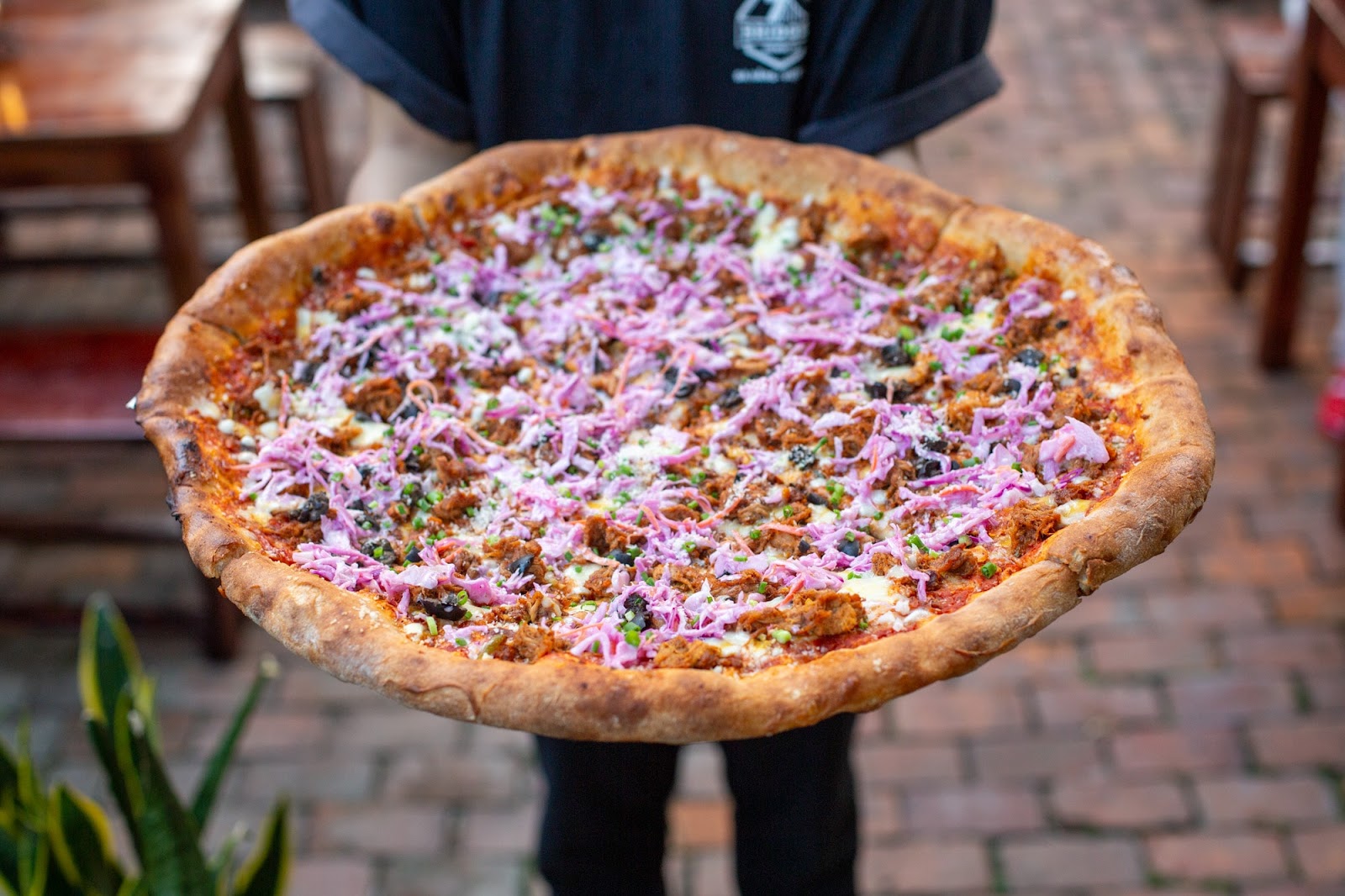 Pizza from the oven