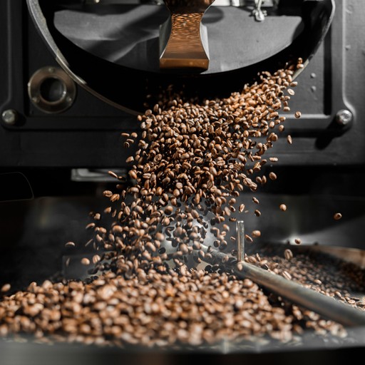 Roasted coffee beans at SHIN Heritage
