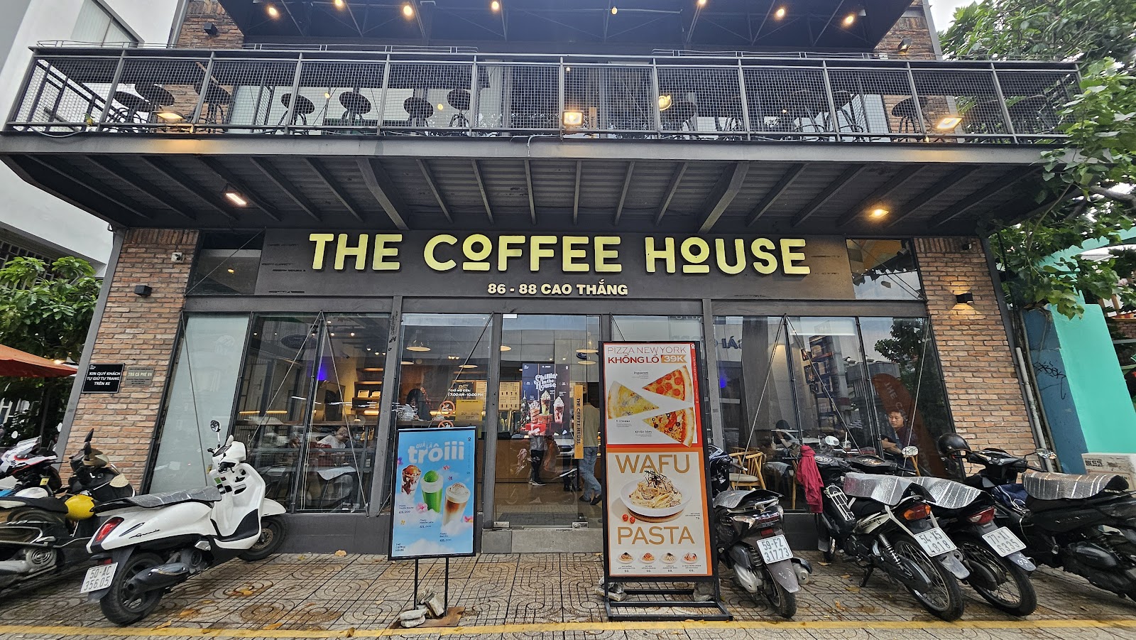 Mặt tiền The Coffee House tại 86-88 Cao Thắng